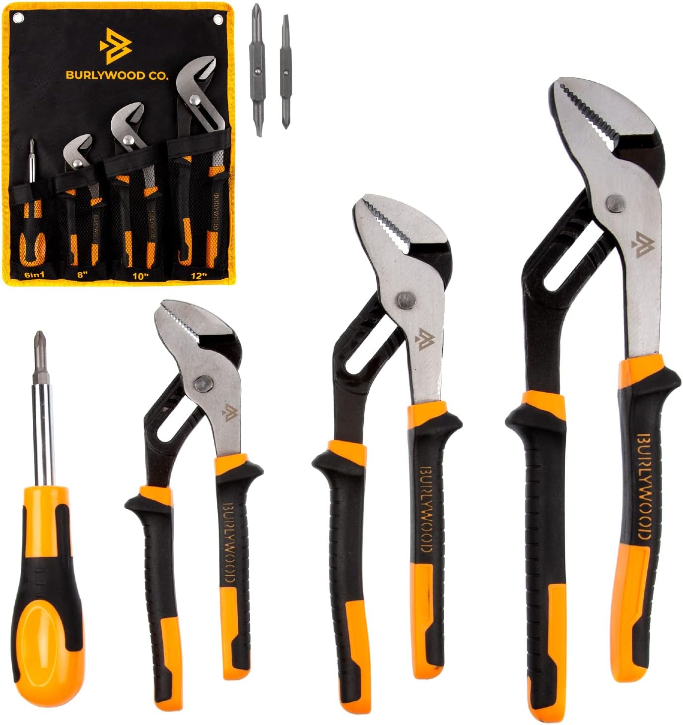 3 Piece Groove Pliers Set