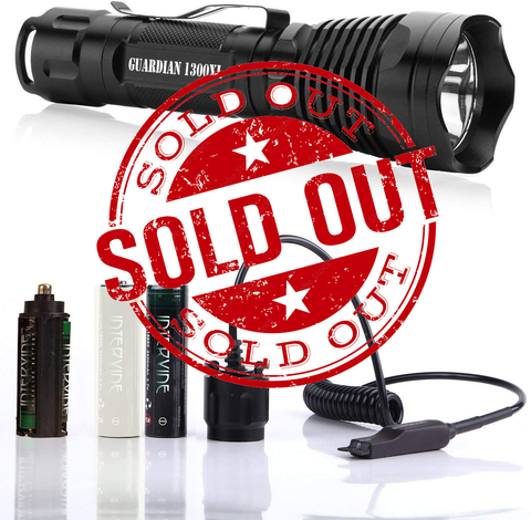Guardian 1300 Rechargeable Tactical Flashlight