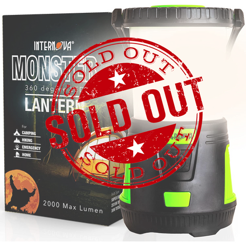 Internova Monster 360 Degree LED Camping Lantern - Intervine