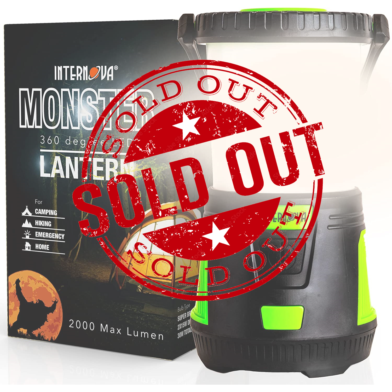 Internova Monster 360 Degree LED Camping Lantern