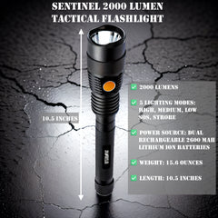 INTERNOVA NIB Sentinel 2.0 Rechargeable LED Flashlight