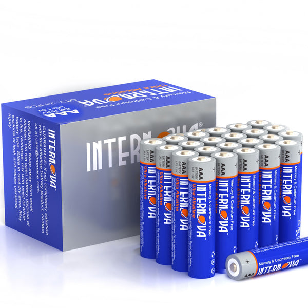 AAA Batteries 24 Pack | Internova Ultra Alkaline AAA Batteries