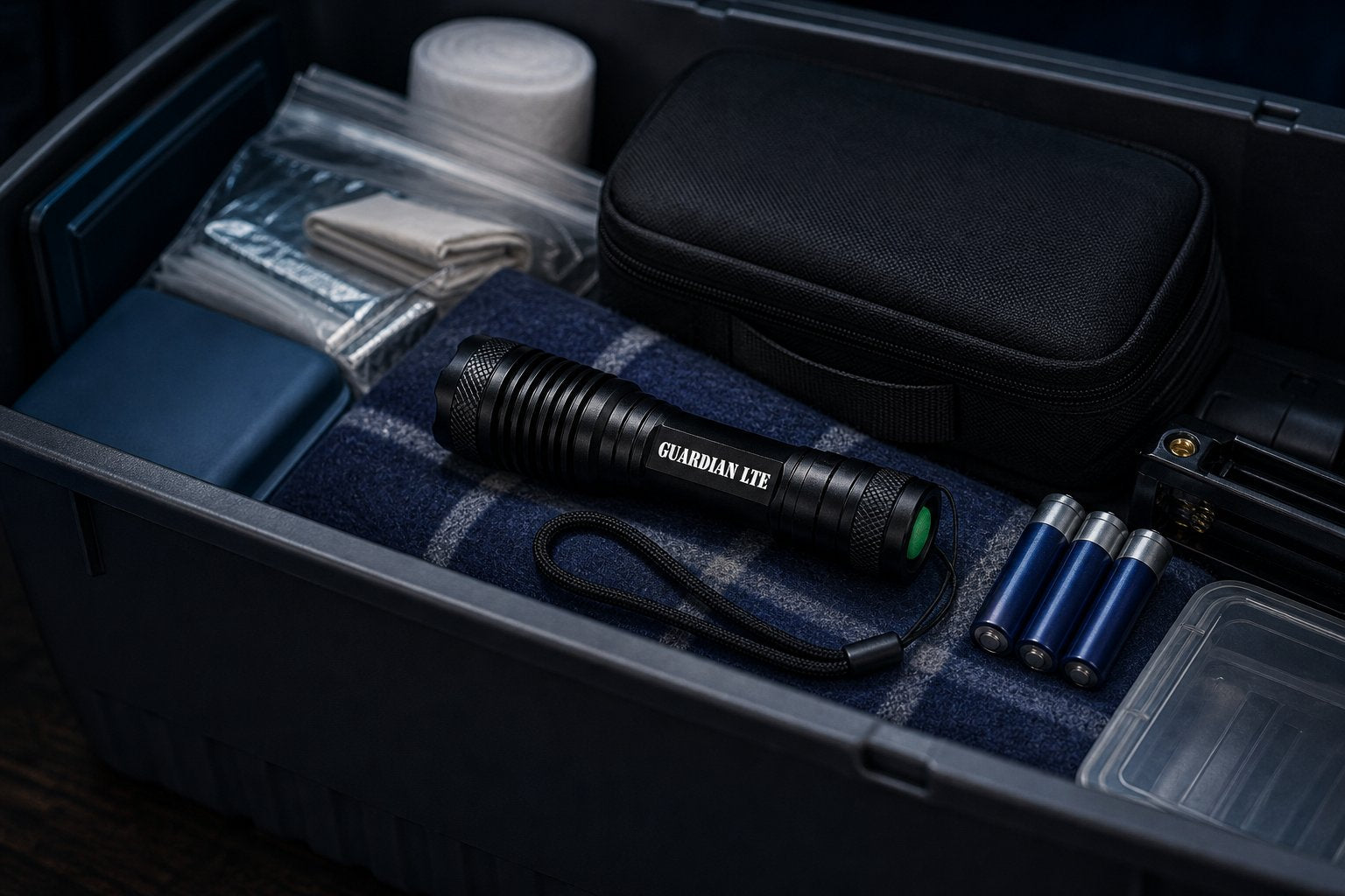 Guardian LTE packed with emergency kit supplies