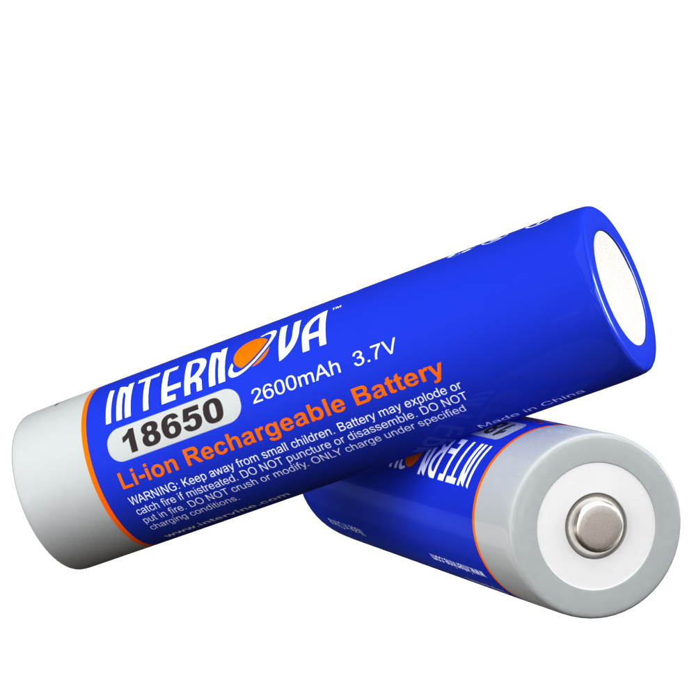 Internova 18650 Battery - Lithium Ion Rechargeable Batteries