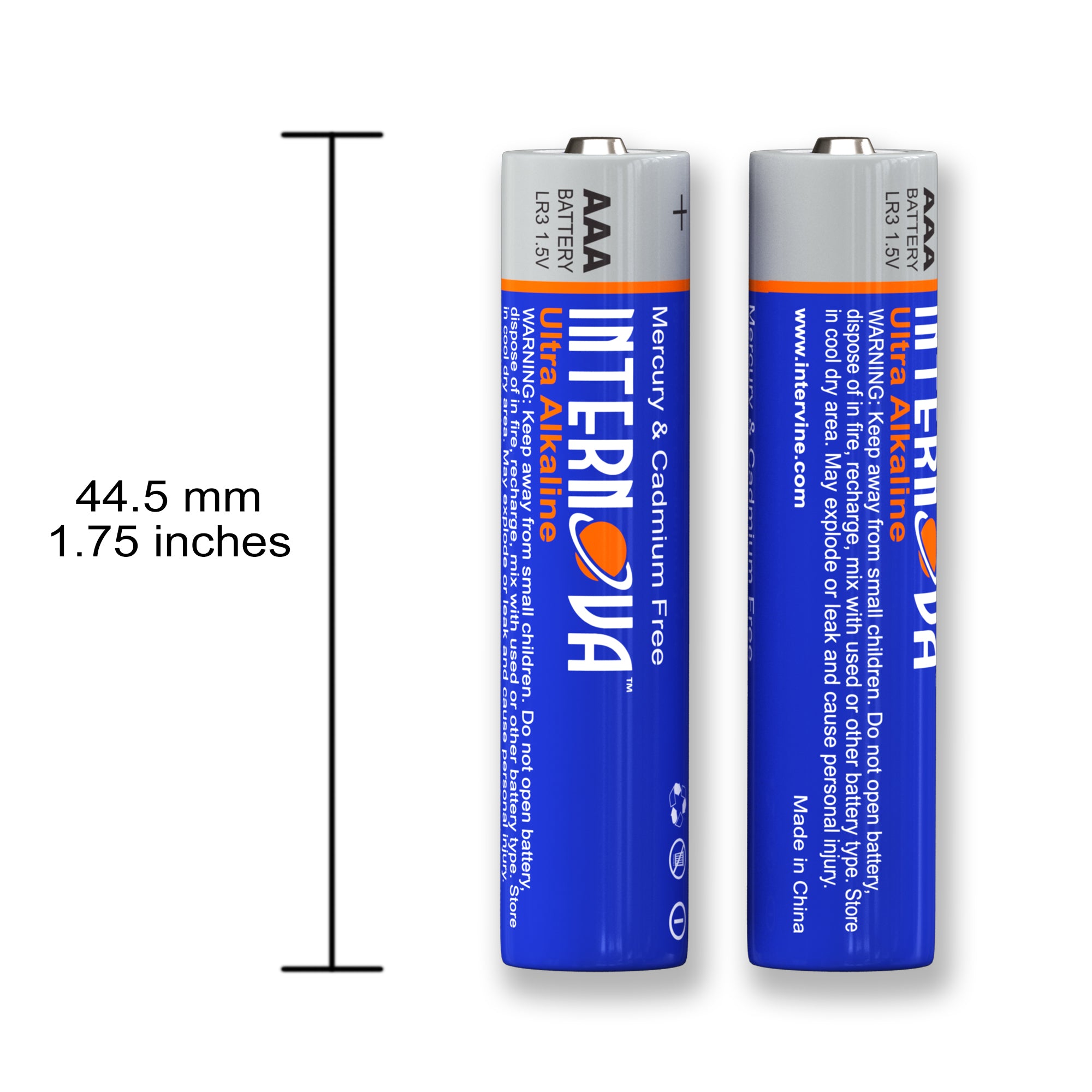 Internova Ultra Alkaline AAA Batteries, Triple A LR3 1.5V Cell High Performance, 24 Pack