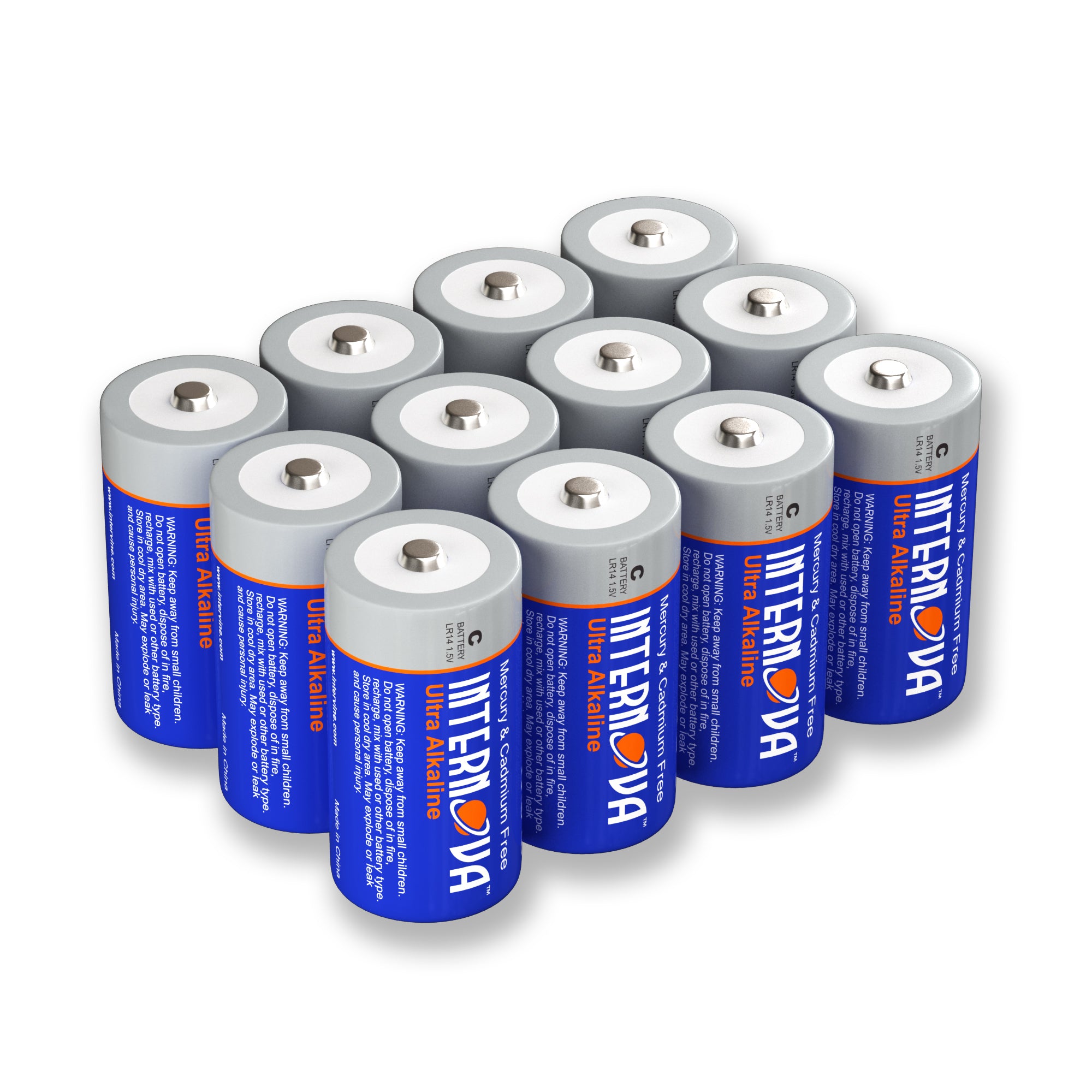 Internova Ultra Alkaline C Batteries, LR14 1.5V Cell High Performance, -  Intervine