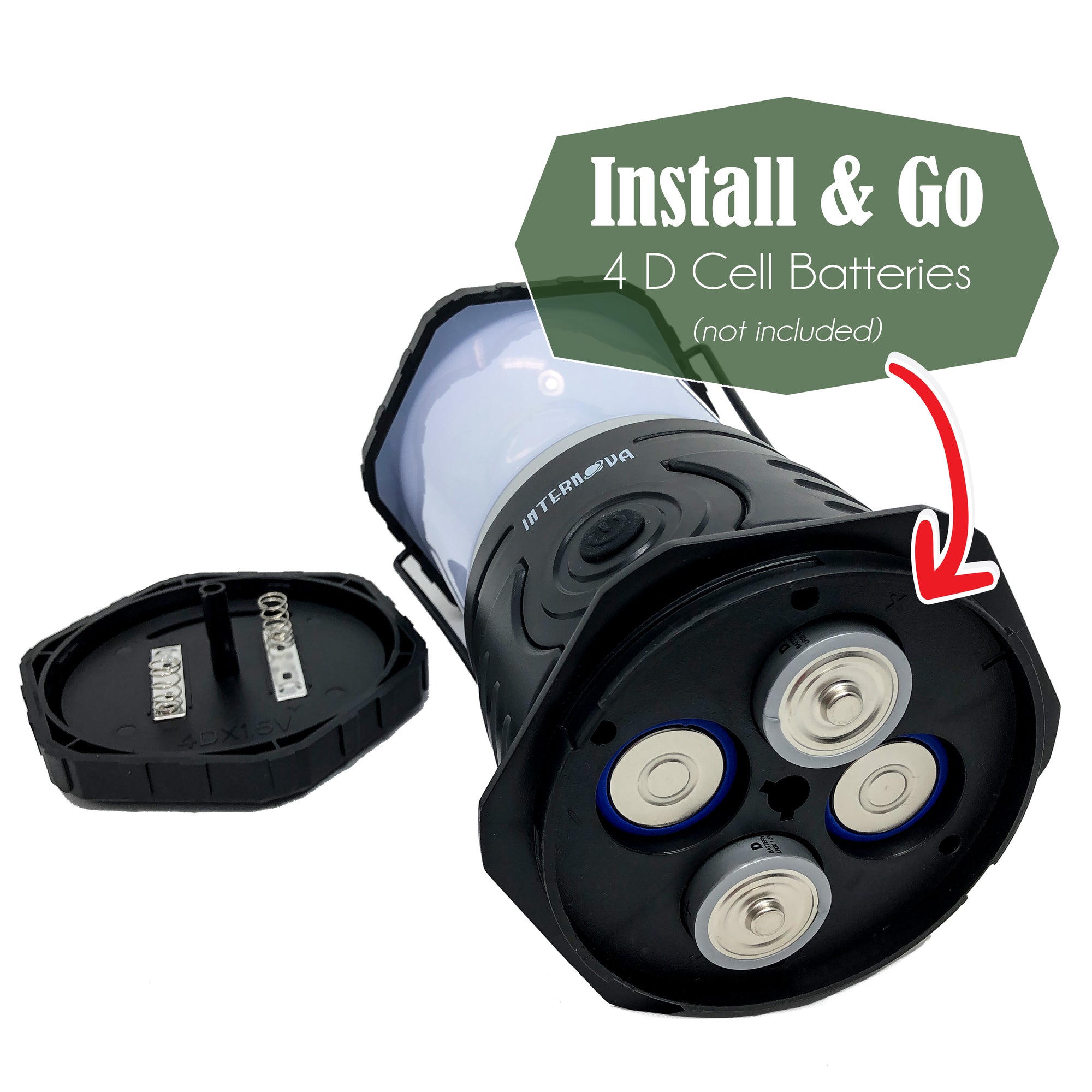 1500 Lumen Camping Lantern - Battery Powered