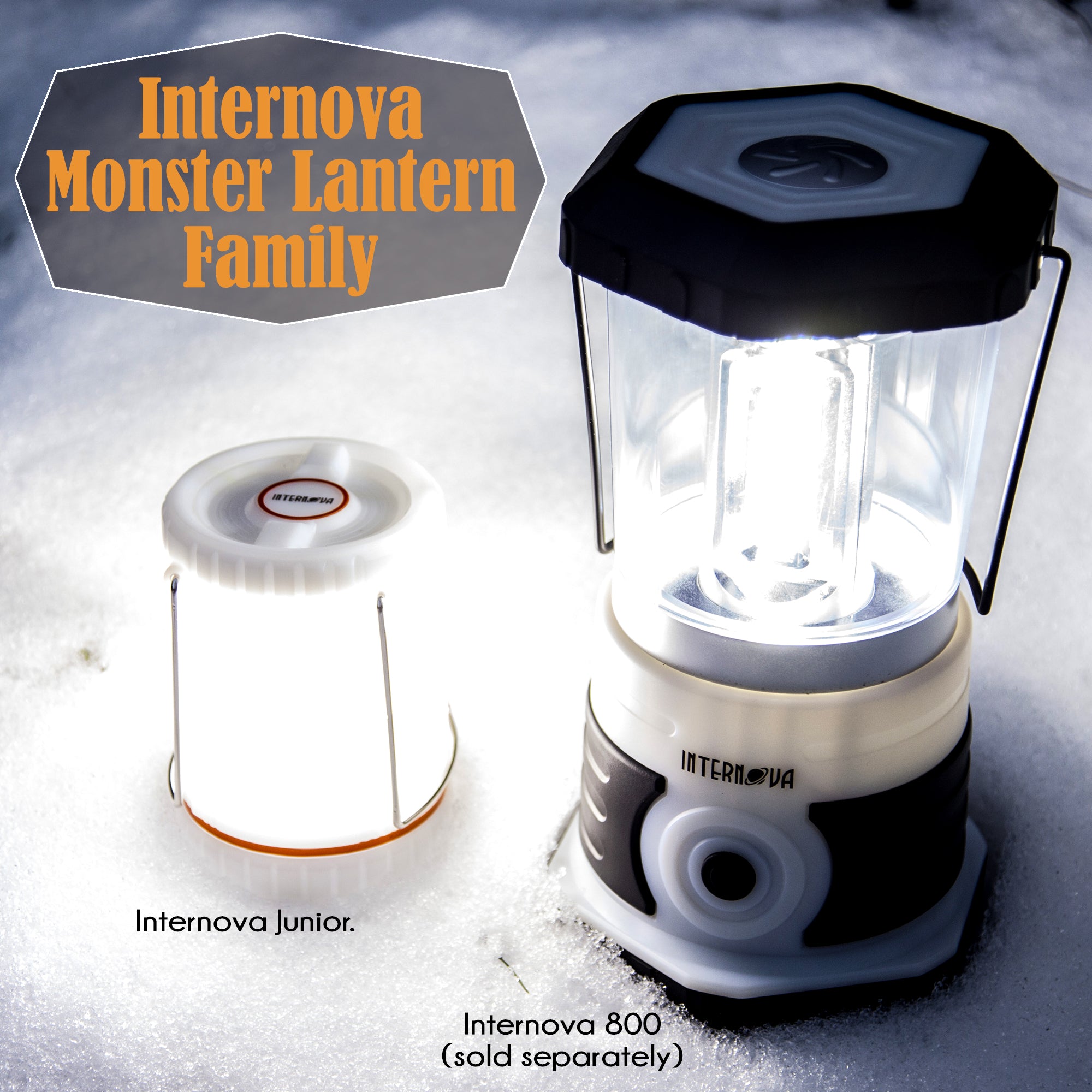 Internova Monster Rechargeable Camping Lantern and Power Bank