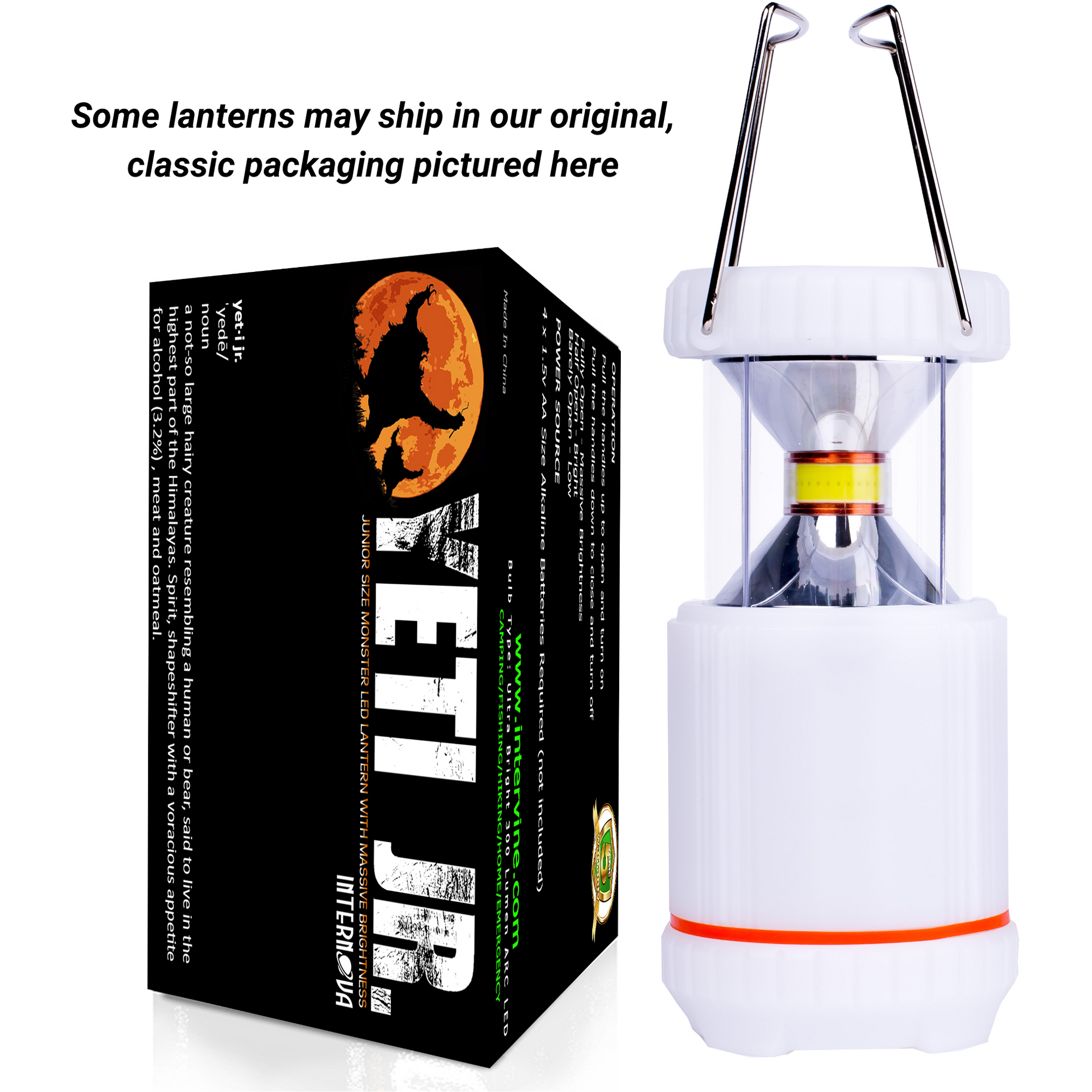 Internova Junior Monster Hurricane & Camping Lantern