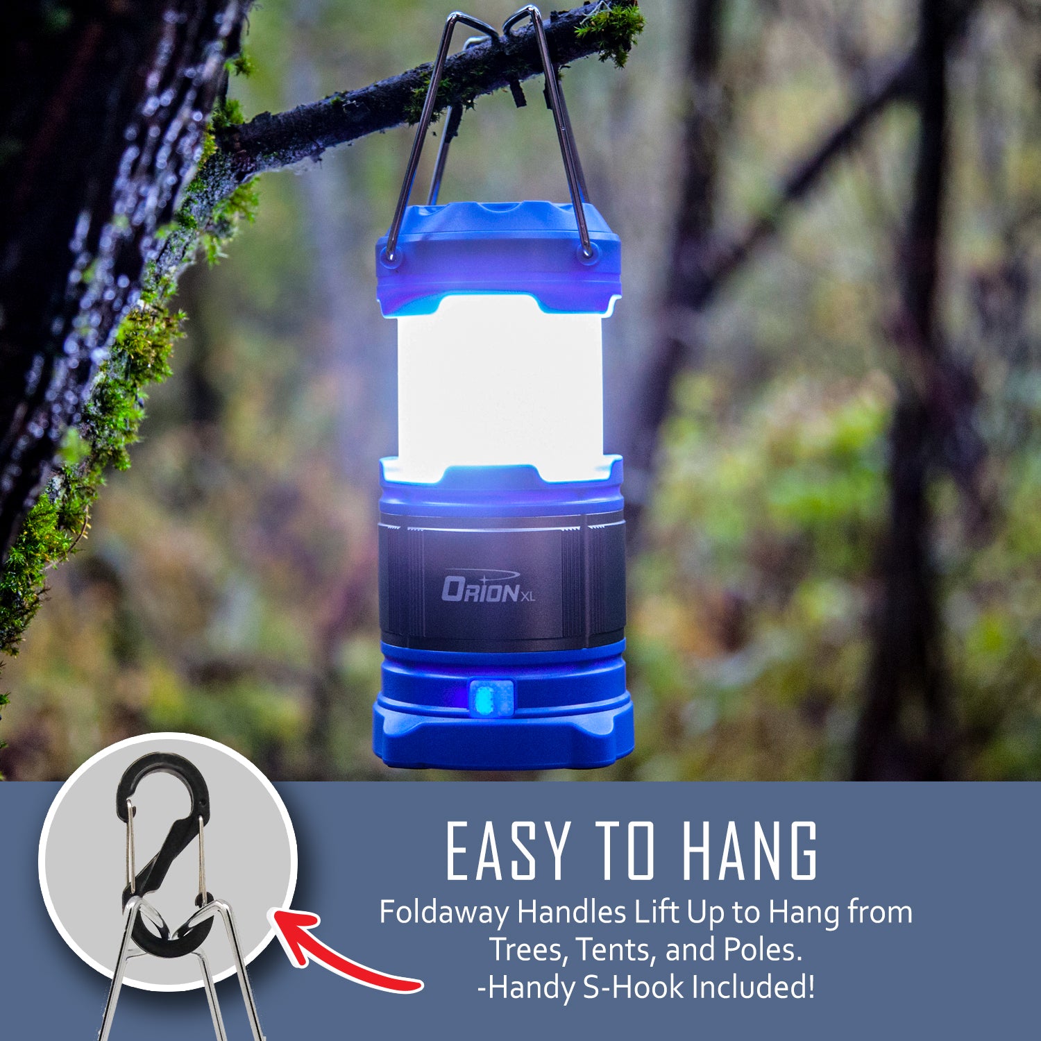 Orion Rechargeable LED Survival Lantern and Power Bank - Intervine